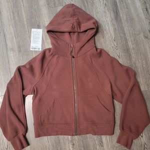 Lululemon Scuba Oversized Full Zip Hoodie Ancient Copper XS/S